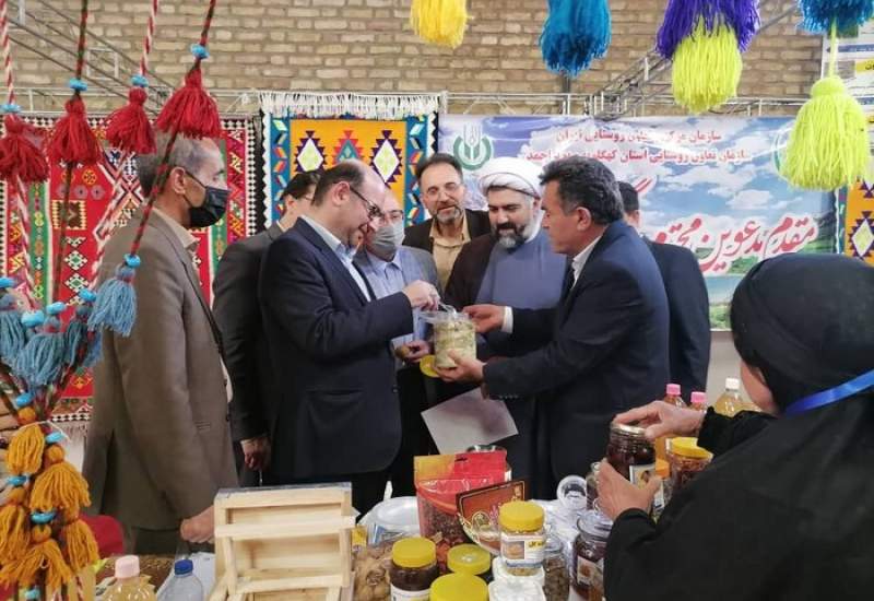 بازدید معاون وزیر جهاد کشاورزی از غرفه‌های کهگیلویه وبویراحمد در نمایشگاه تهران