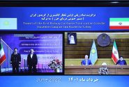 ترانزیت تمام ریلی نخستین قطار کانتینری قزاقستان از مسیر ایران آغاز شد