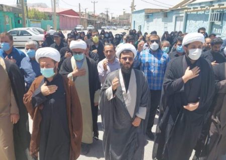 دسته روی و سوگواری شهادت امام جعفر صادق (ع) در گچساران