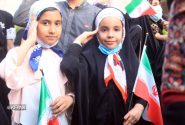 سرود سلام فرمانده در بام نفت ایران برگزار شد + تصاویر