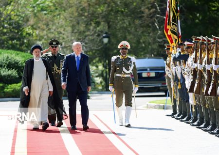«اردوغان» مورد استقبال رسمی آیت‌الله رئیسی قرار گرفت