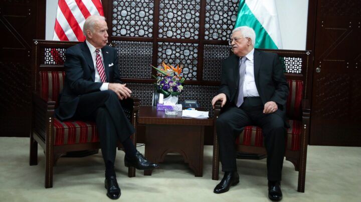 استقبال «شیرین» خبرنگاران فلسطینی از «بایدن»