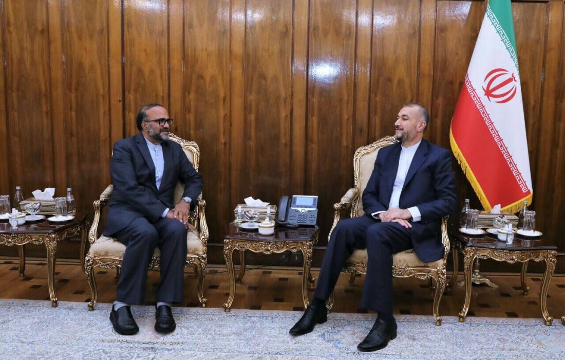 دیدار رییس جدید دفتر حفاظت منافع ایران در مصر با امیرعبداللهیان