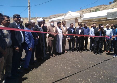  بهره برداری طرح آسفالت ۱۰۰ هزار مترمربع از معابر روستایی شهرستان باشت