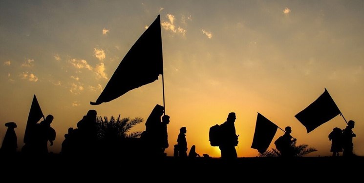 حضور فعال ورزشکاران در پیاده‌روی اربعین حسینی