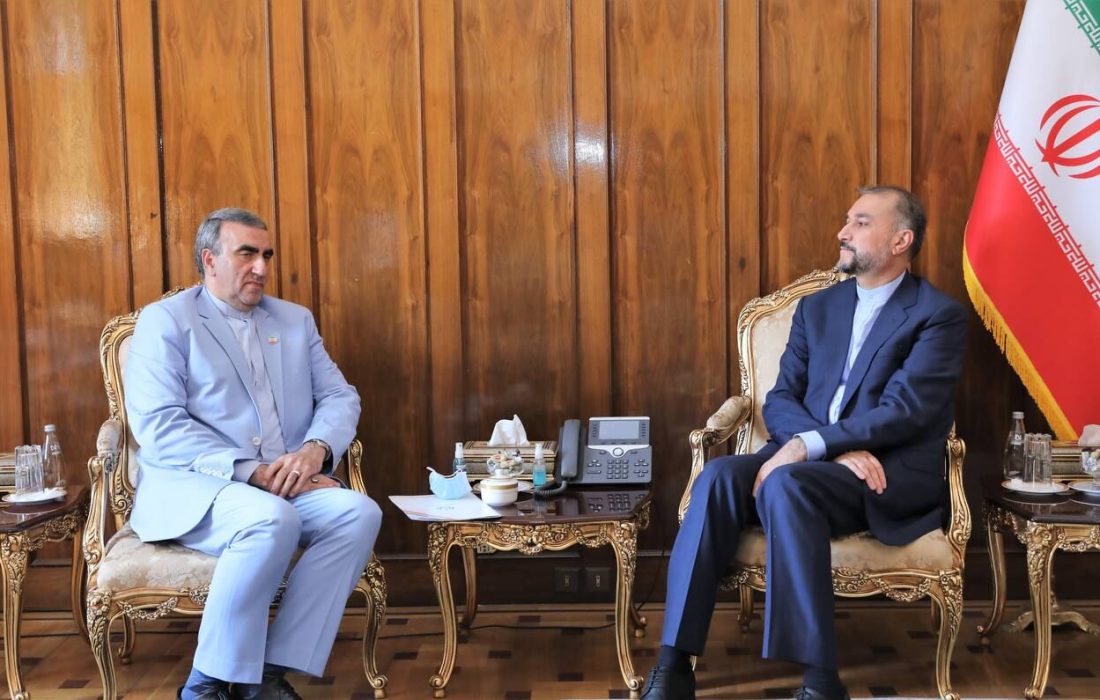 دیدار سرکنسول ایران در پیشاور با امیرعبداللهیان