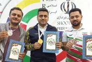 مرحله چهارم مسابقات تپانچه مردان| فروغی اول شد