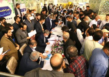 میز خدمت متفاوت در شیراز با حضور معاون رئیس جمهور