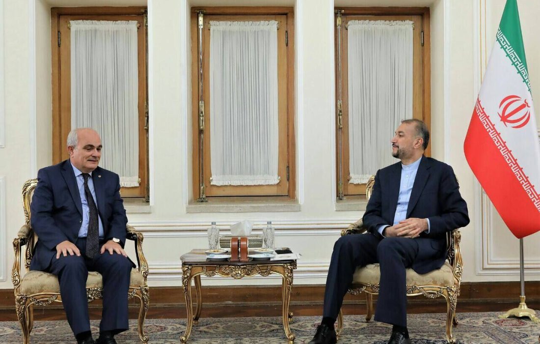دیدار خداحافظی سفیر روسیه با وزیر امور خارجه ایران برگزار شد