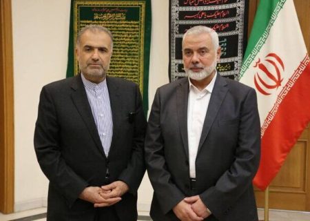 دیدار سفیر ایران در روسیه با اسماعیل هنیه