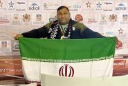 مدال طلای گرندپری بر گردن ملی پوش ایرانی