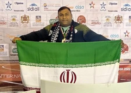 مدال طلای گرندپری بر گردن ملی پوش ایرانی