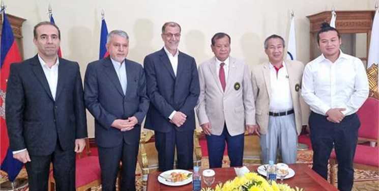 دیدار خسروی‌وفا با مدیرکل OCA و رئیس کمیته ملی المپیک کامبوج