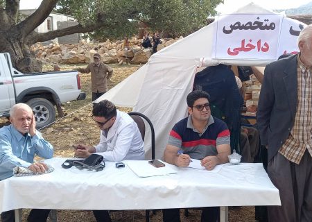 برگزاری رزمایش جهادگران سلامت در روستاهای باشت