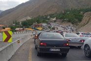 ترافیک سنگین در محورهای قزوین – رشت و هراز