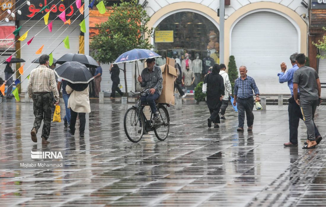 رگبار باران و وزش باد شدید در ۶ استان