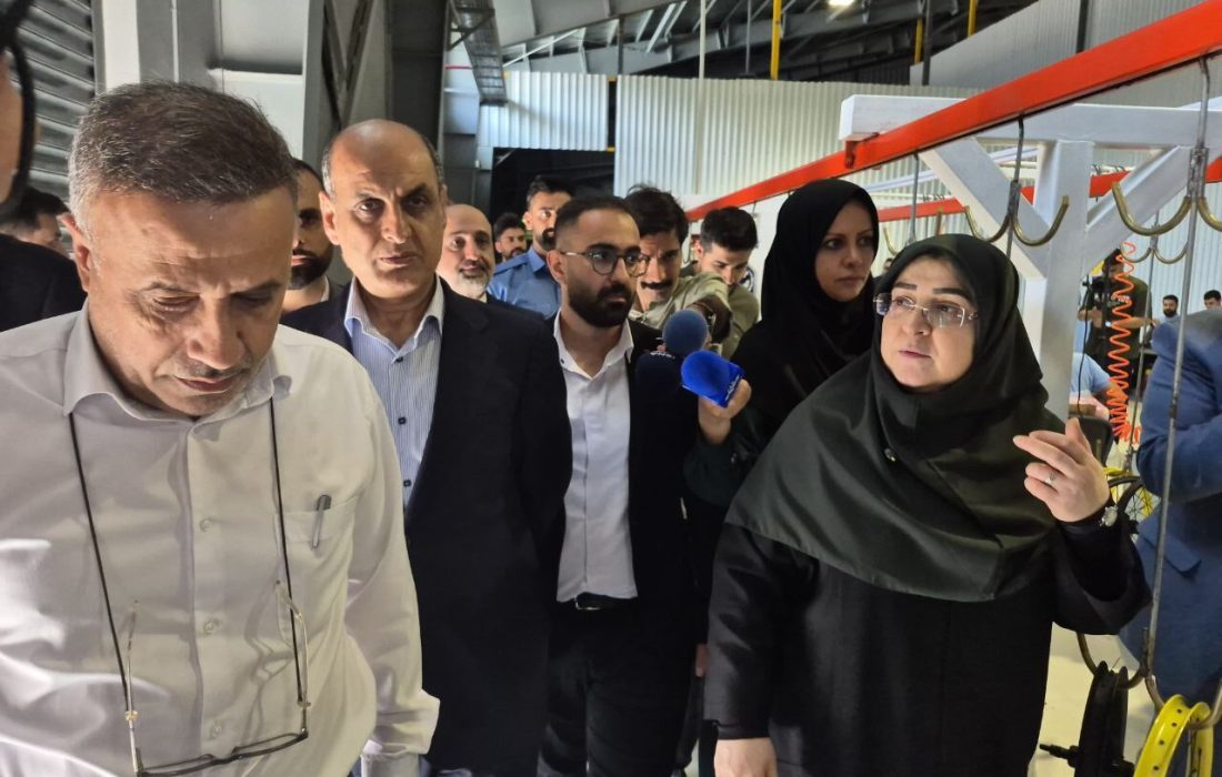بازدید سخنگوی دولت از ۲ مجتمع تولیدی در بندرانزلی