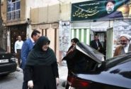 سخنگوی دولت به دیدار مادر شهید رییسی رفت