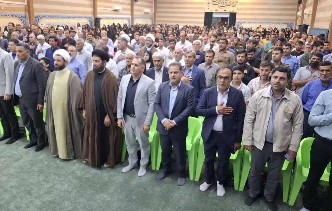 مراسم گرامیداشت شهید جمهور در دهدشت+ فیلم