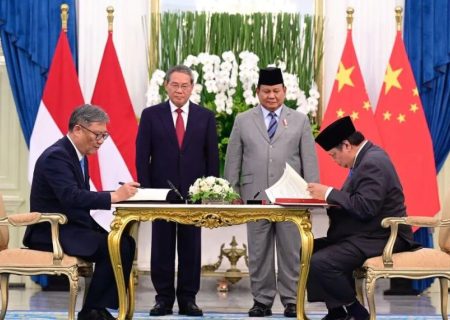 توافق پنج میلیارد دلاری اندونزی و چین درباره تقویت زنجیره تامین