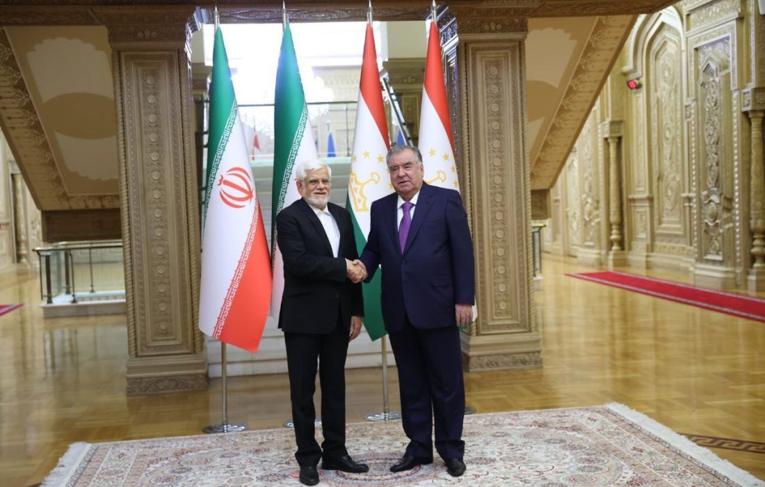 عارف: هیچ مانعی بر سر راه توسعه بیش از پیش روابط تهران-دوشنبه وجود ندارد