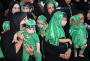 سوگ مادران گچسارانی و باشتی در همایش شیرخوارگان حسینی