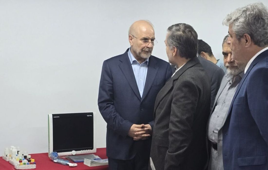 بازدید قالیباف از مرکز فناوری ایران در کاراکاس 