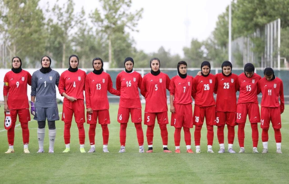 پیروزی قاطع بانوان فوتبال ایران مقابل عراق در دیداری تدارکاتی