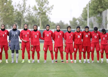 پیروزی قاطع بانوان فوتبال ایران مقابل عراق در دیداری تدارکاتی